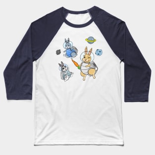 Space bunny astronauts Baseball T-Shirt